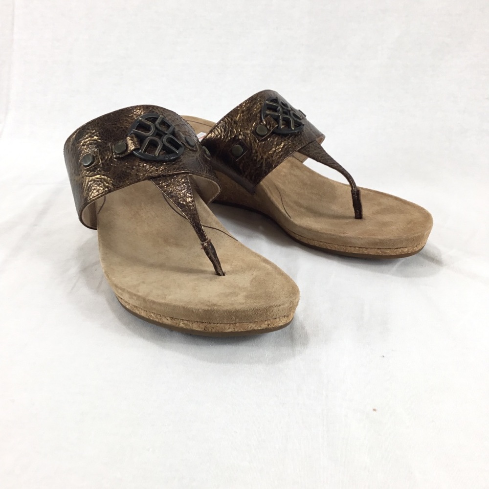 UGGS Women Briella Sandals Wedge bronze /leather
